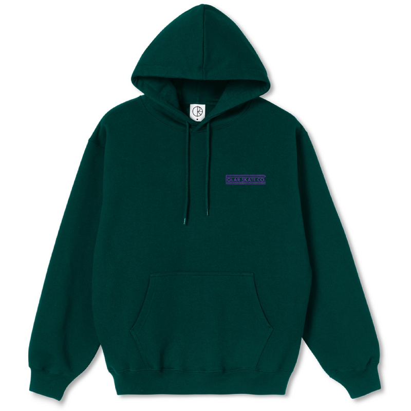 Polar Stretch Logo Dave Hoodie Dark Teal