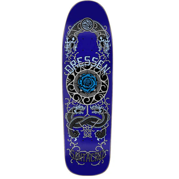 Santa Cruz Deck Dressen Rose Crew One 9.31" bottom graphic