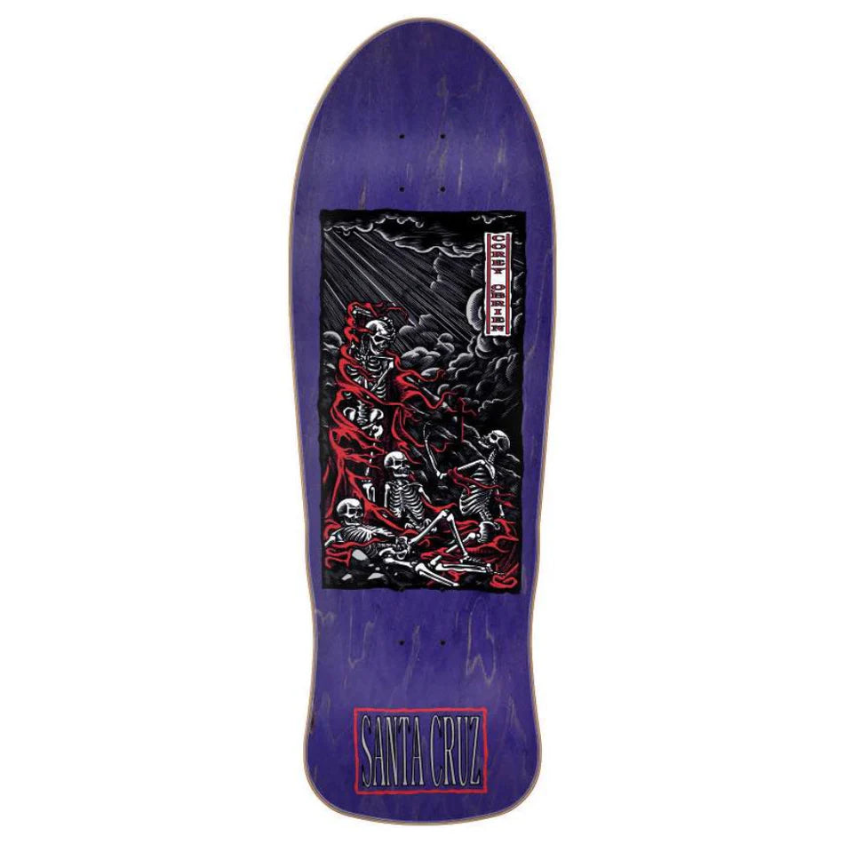 Santa Cruz Deck OBrien Purgatory Reissue 9.85" bottom graphic