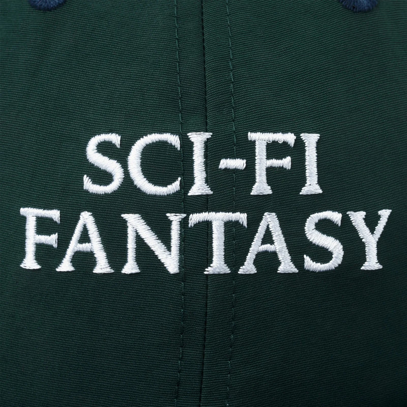 Sci-Fi Fantasy 6 Panel Hat Nylon Logo Navy logo detail