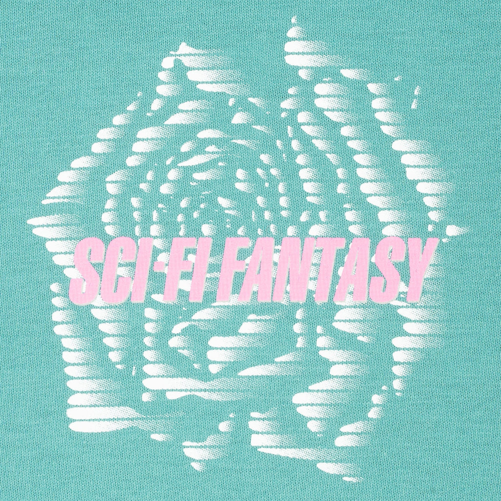 Sci-Fi Fantasy T-Shirt Rose Sea Foam graphic detail