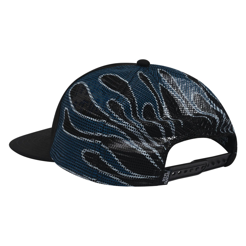 Sci-Fi Fantasy Trucker Hat Biker Black