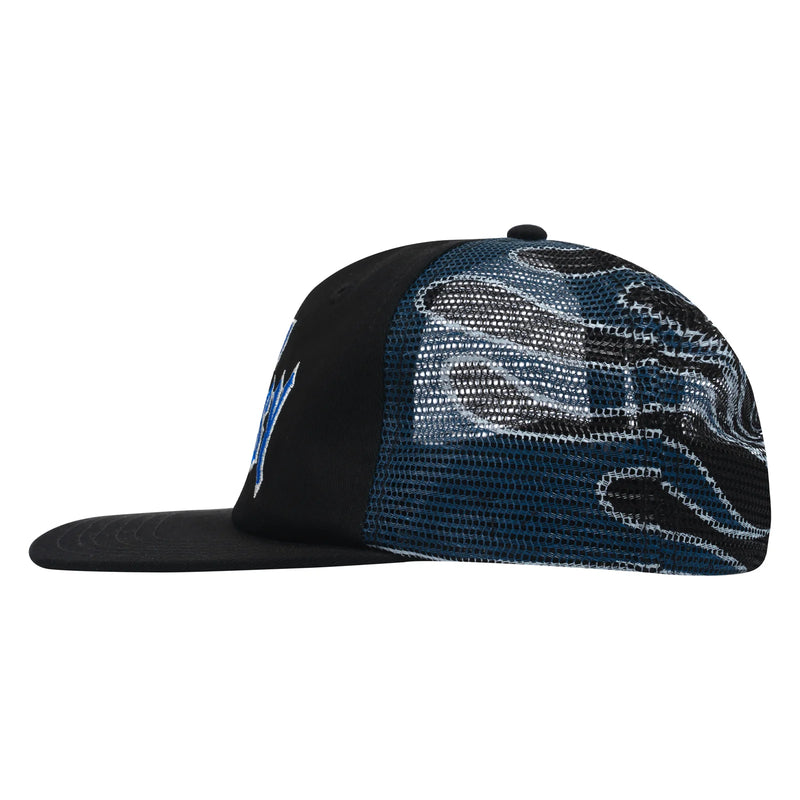 Sci-Fi Fantasy Trucker Hat Biker Black