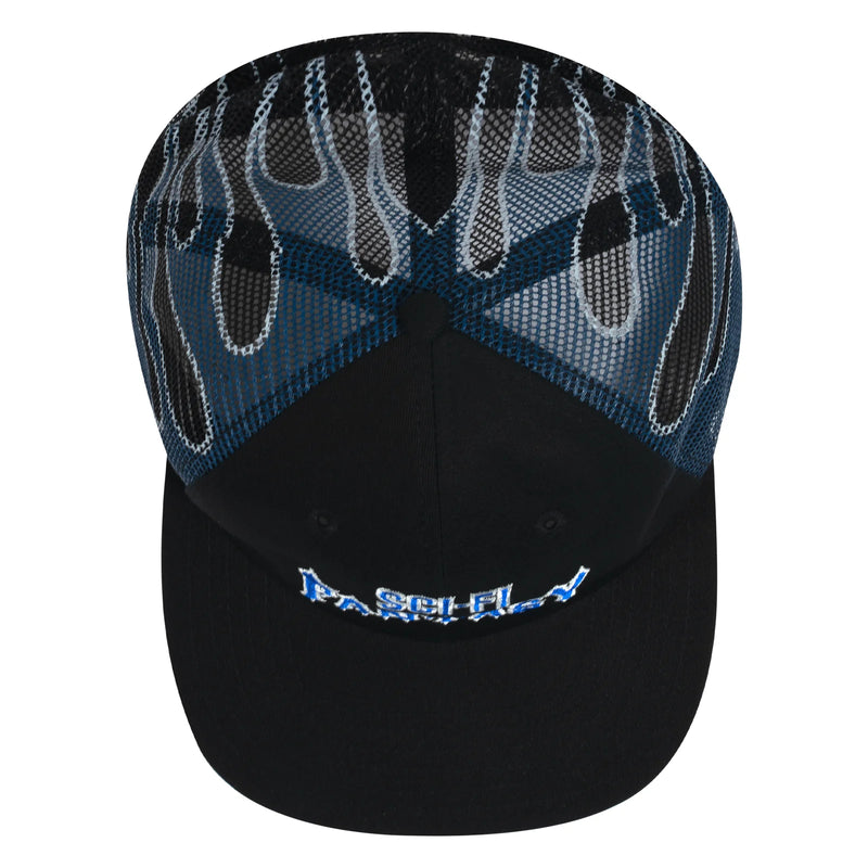 Sci-Fi Fantasy Trucker Hat Biker Black