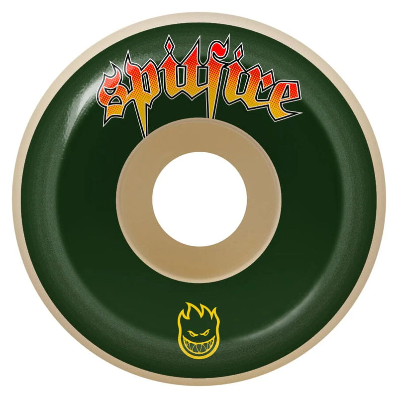 Spitfire Wheels F4 Venom Script Conical Full 53mm 99D front view