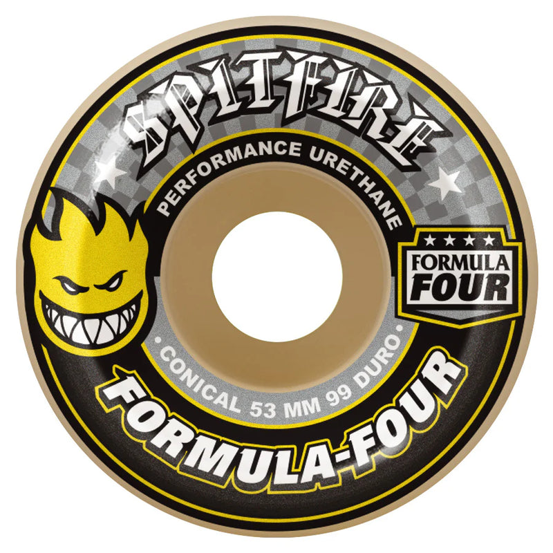 Spitfire Wheels Formula Four Conical 52mm 99D front view