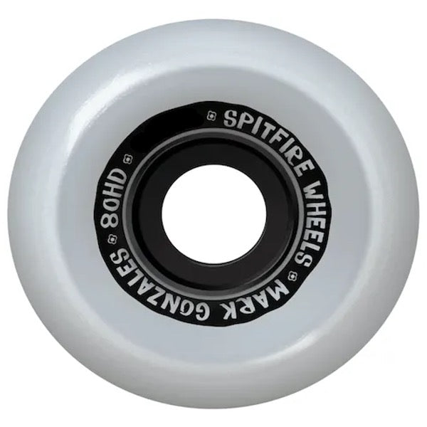 Spitfire Wheels 80HD Conical Full Gonz Flower Clear 54mm back view