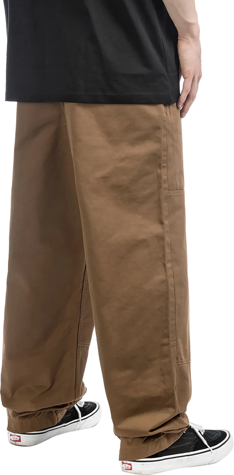 Vans Authentic Chino Pants Loose Sepia on model