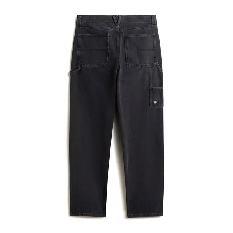 Vans Denim Drill Chore Carpenter Loose Pant Black back of pant view