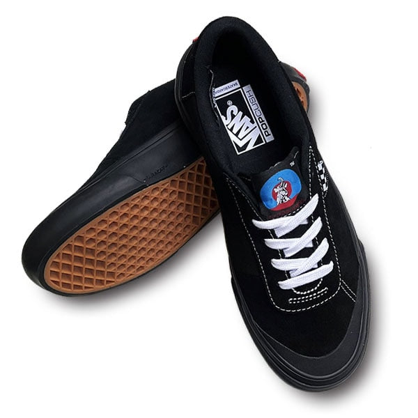 Vans Skate Agah VCU Black/Black top down and sole detail