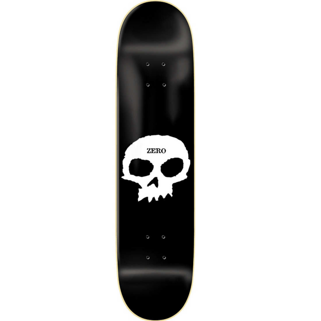 Zero Deck Single Skull 8.375" bottom graphic