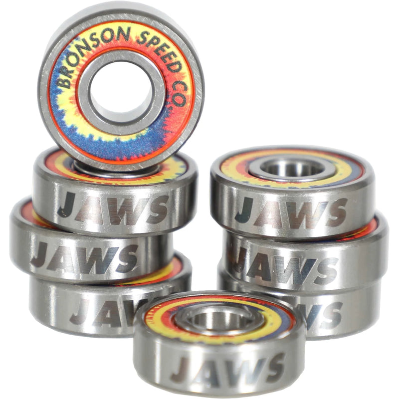 Bronson Jaws Pro G3 Bearings tie dye shields