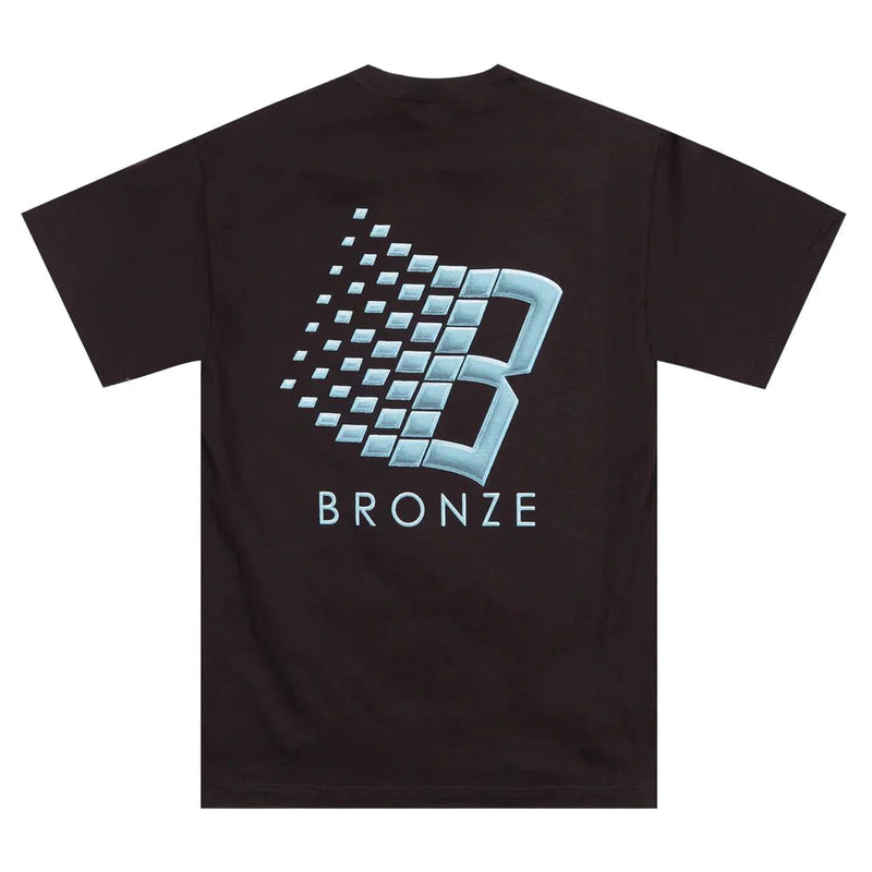 Bronze T-Shirt Oval Pocket Black