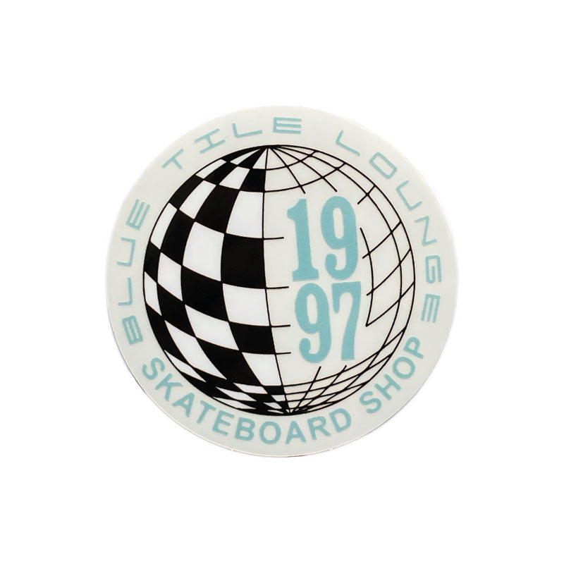 Blue Tile Lounge Sticker Racer Clear