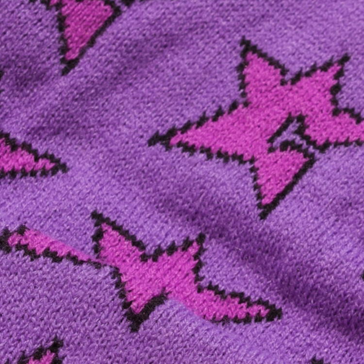 Carpet Company Beanie C-Star Purple detail view