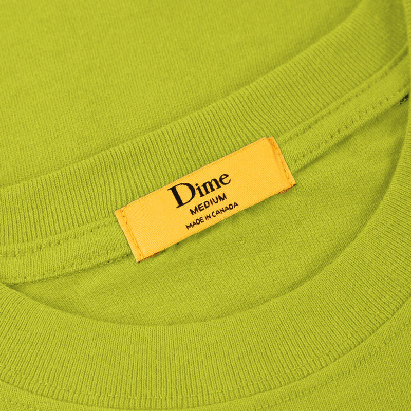Dime T-Shirt  Classic Leafy Olive tag view