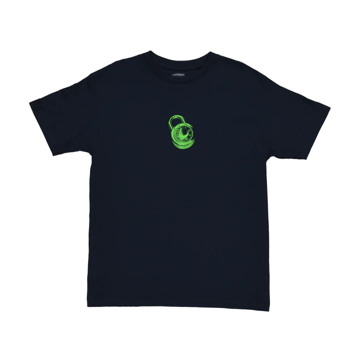 Glue T-Shirt Locked Navy front view