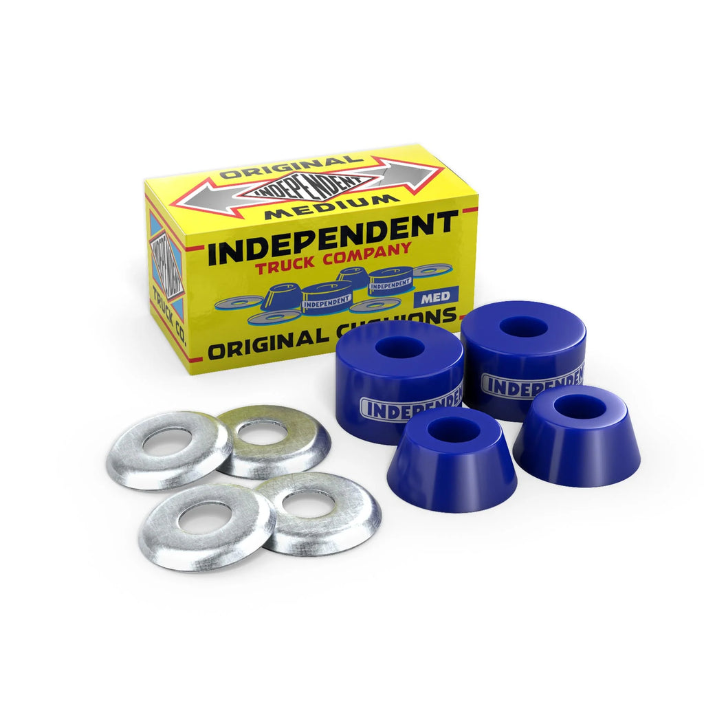 Independent Bushings Stages 1-7 Blue Original Medium 92A contents and package view