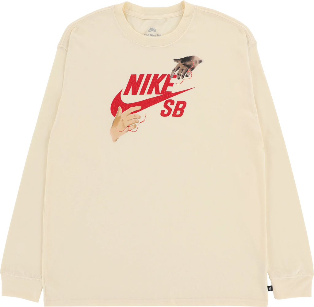 Nike SB L/S T-Shirt City of Love Coconut Milk front view