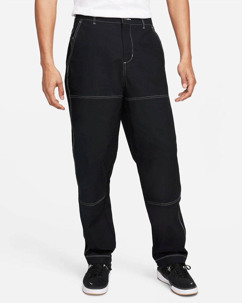 Nike SB Double Knee Pant Black front view on model