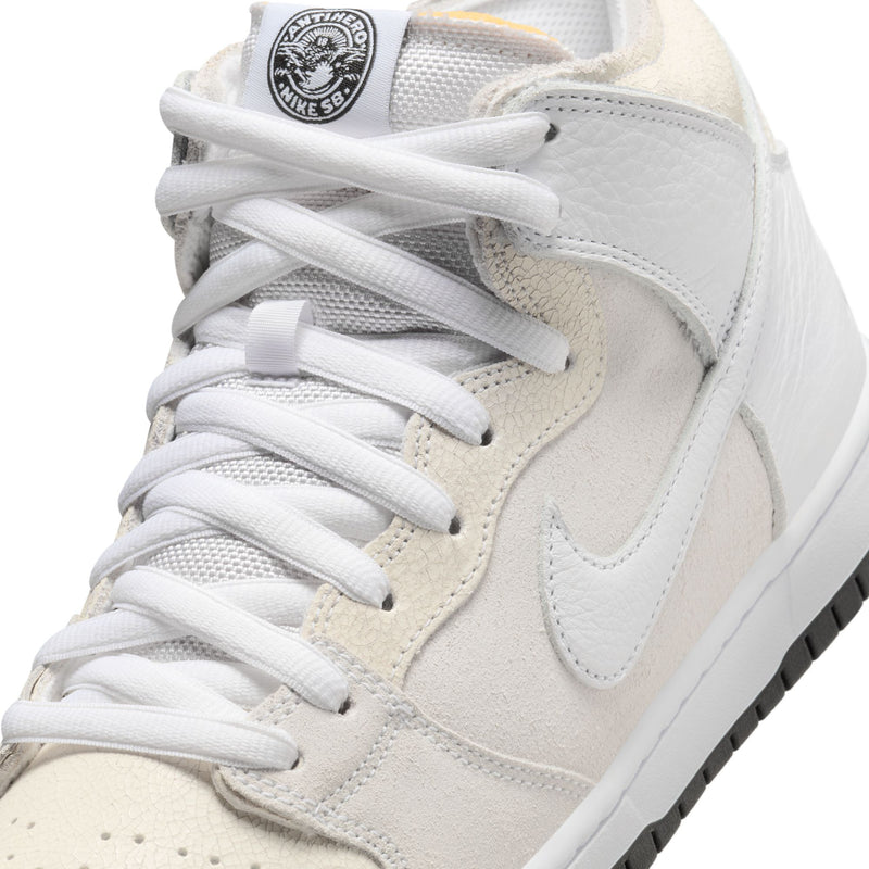 Nike SB Dunk High QS "Anti Hero" White/White-Black