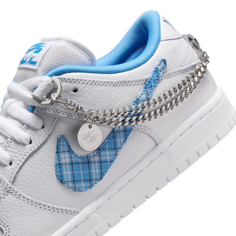 Nike SB Dunk Low Pro "Nicole Hause" White/University Blue-Midnight Navy-Pure Platinum