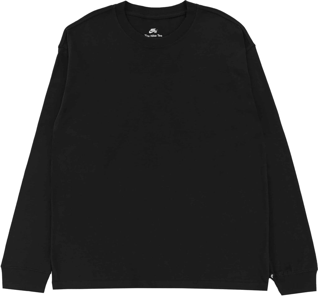 Nike SB L/S T-Shirt Essentials Black front view