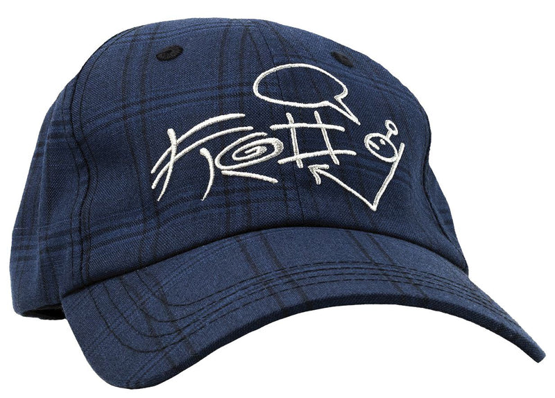 Frog-Plaid G Hat (Navy)