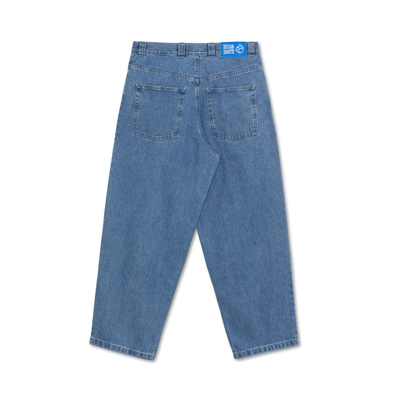 Polar Big Boy Jeans Mid Blue back view