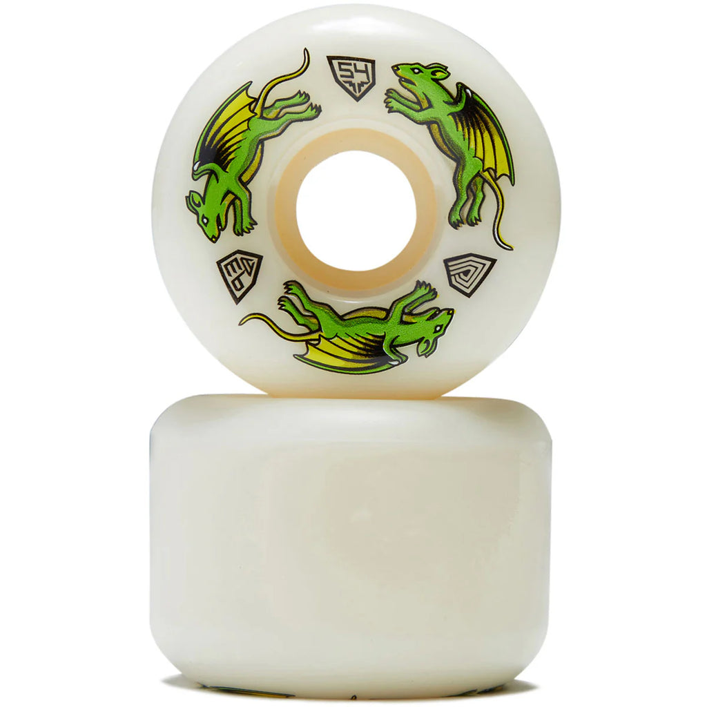 Powell Peralta Wheels Nano Rat Dragon Formula 54mm/34mm 93a V4 profile view