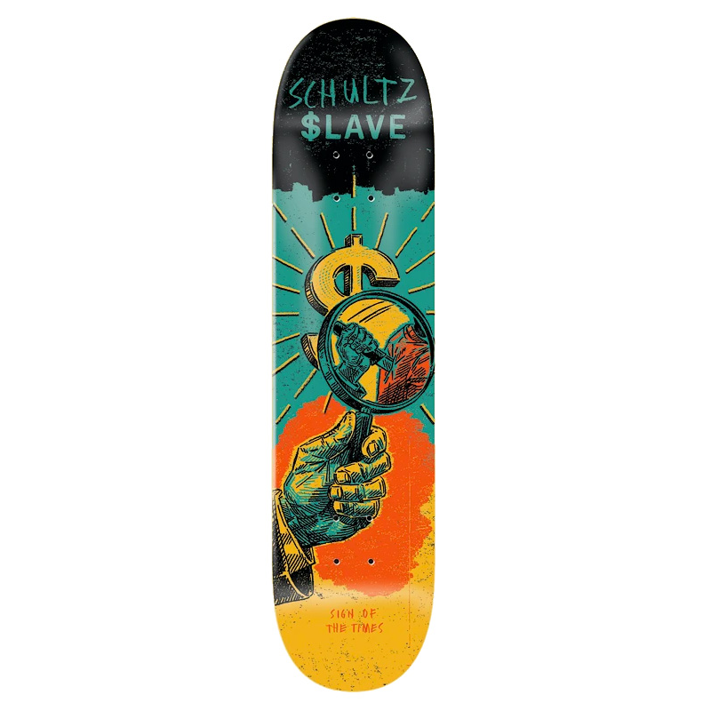 Slave Deck Schultz Sign of The Times 8.88" bottom graphic