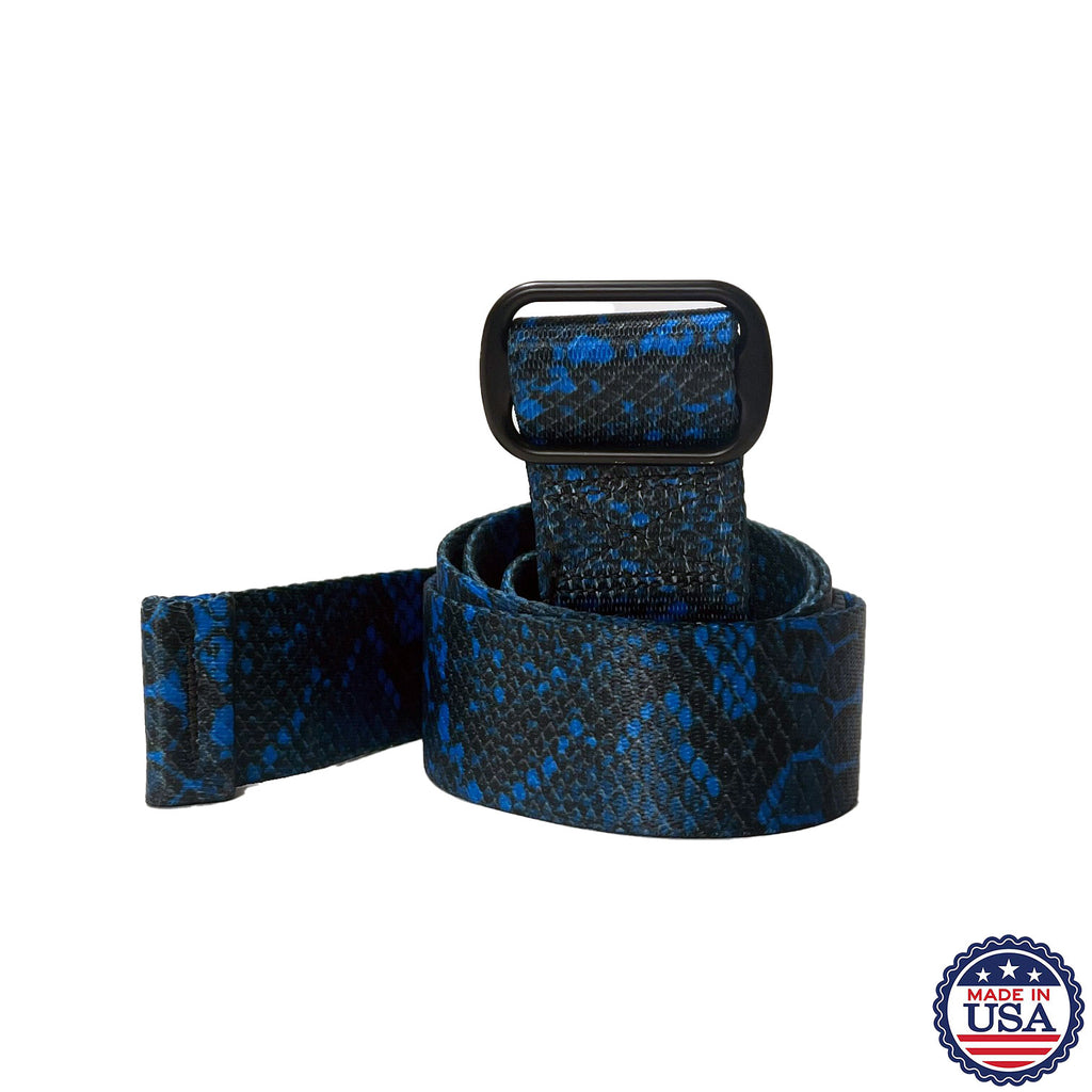 Blue Tile Lounge Constrictor Belt made in the USA