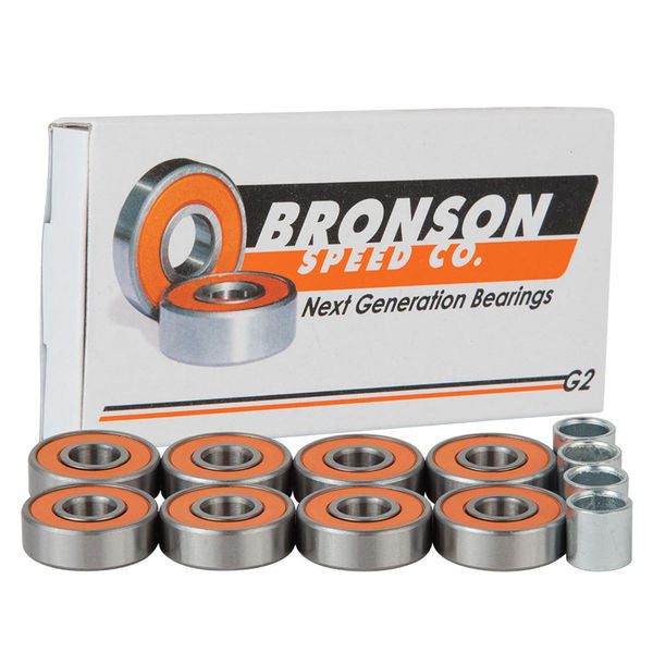 Bronson G2 Bearings view of packaging with bearings and spacers