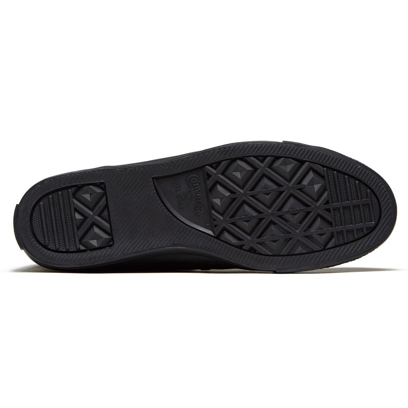 Converse CTAS Pro Hi Black/Black/Black Suede bottom sole