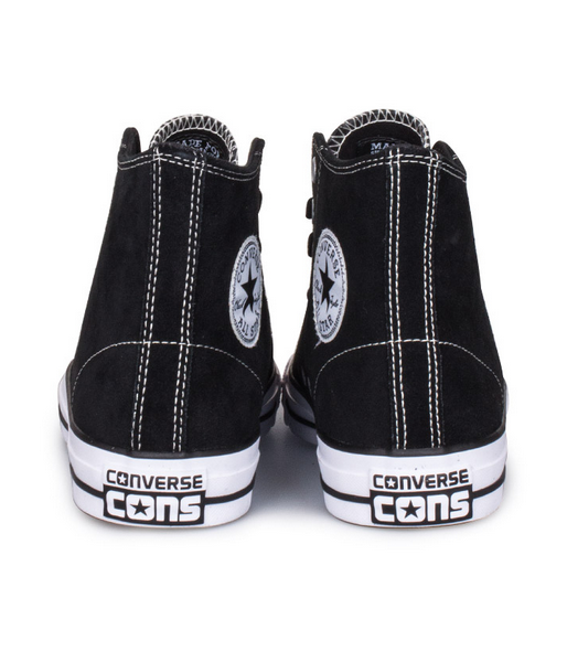 Converse Cons CTAS Pro Hi Black/Black/White Suede