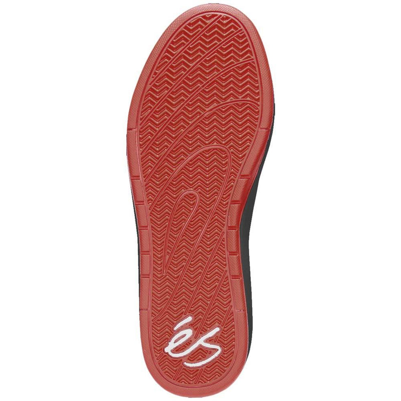 E's Stylus Mid Black/Red sole view