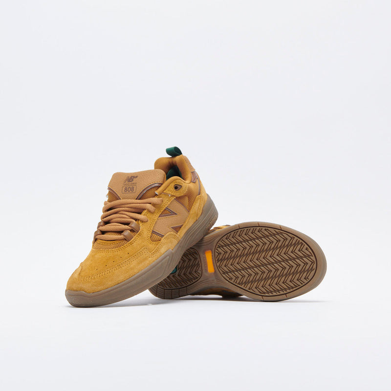 New Balance Numeric 808 Wheat pair and sole view