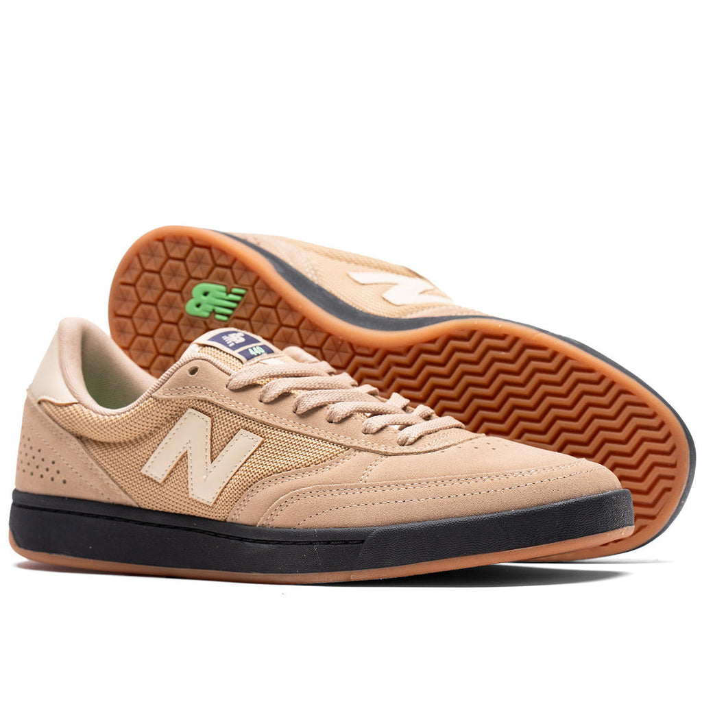 New Balance Numeric 440 Tan/Black side and sole view