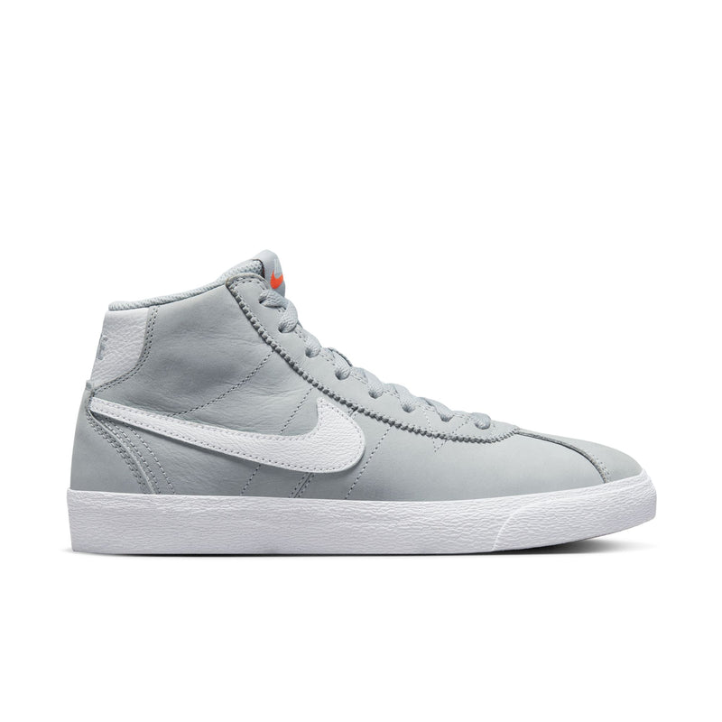 Nike SB Bruin High ISO Wolf Grey White side view