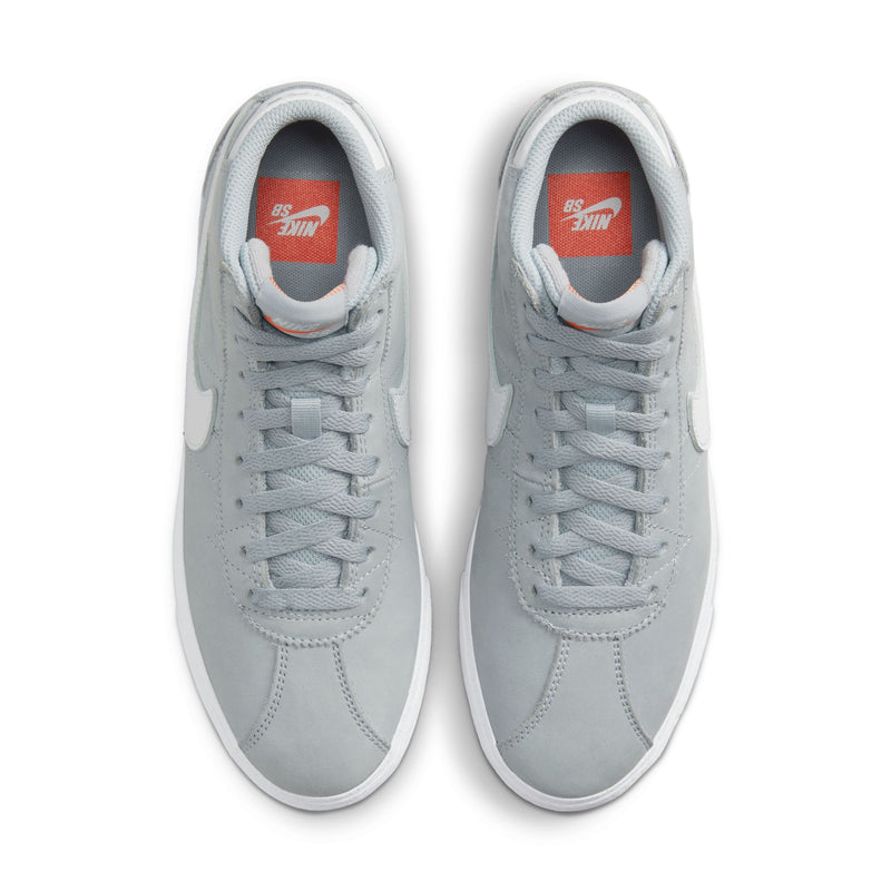 Nike SB Bruin High ISO Wolf Grey White top down view