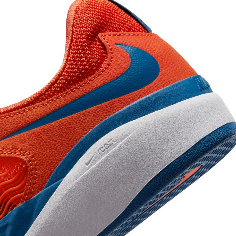 Nike SB Ishod Premium Orange/Blue Jay-Orange-Black heel detail 