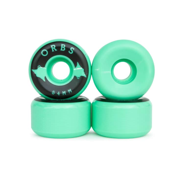 Orbs Wheels Specters Solids Mint 54mm set of 4 view