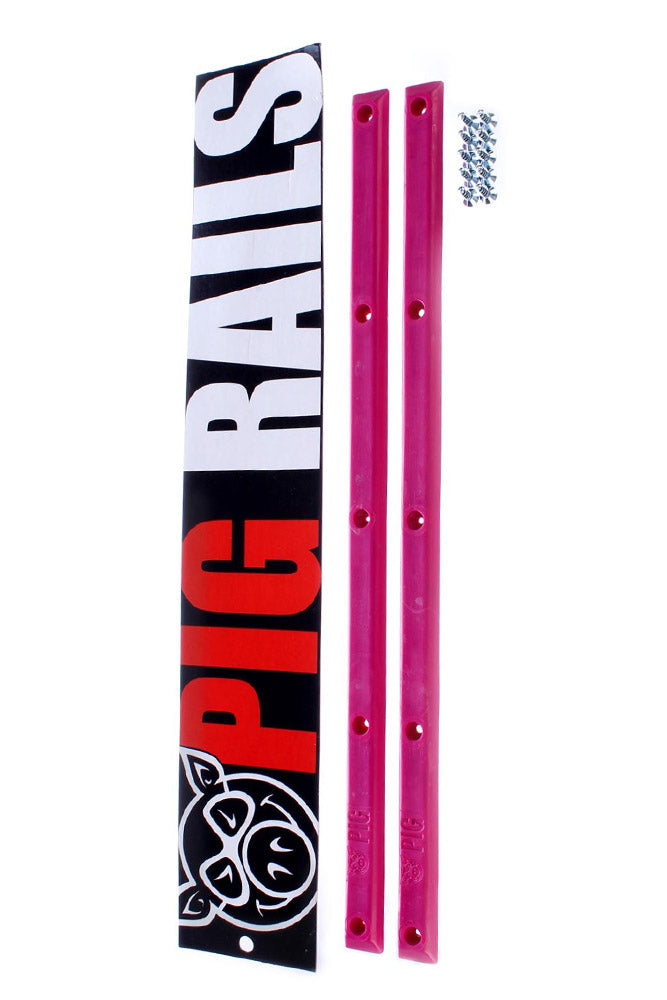 Pig Skateboard Rails Pink