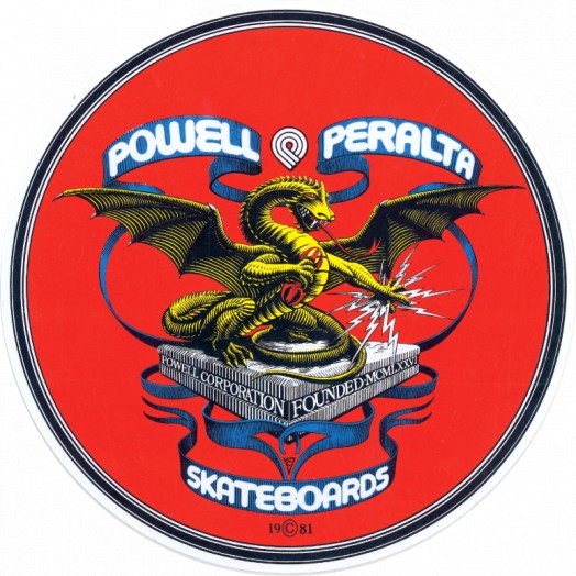Powell Peralta Sticker Banner Dragon