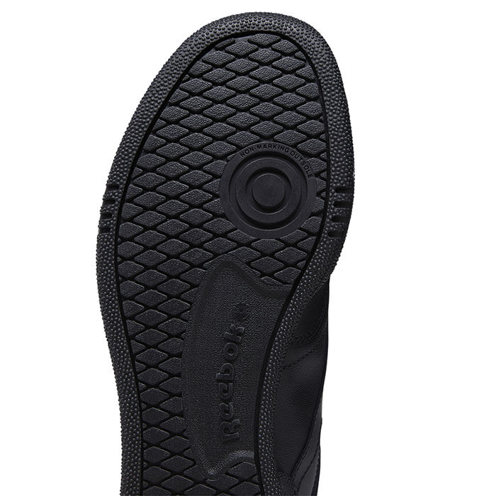 Reebok Club C 85 Black/Charcoal sole view all black