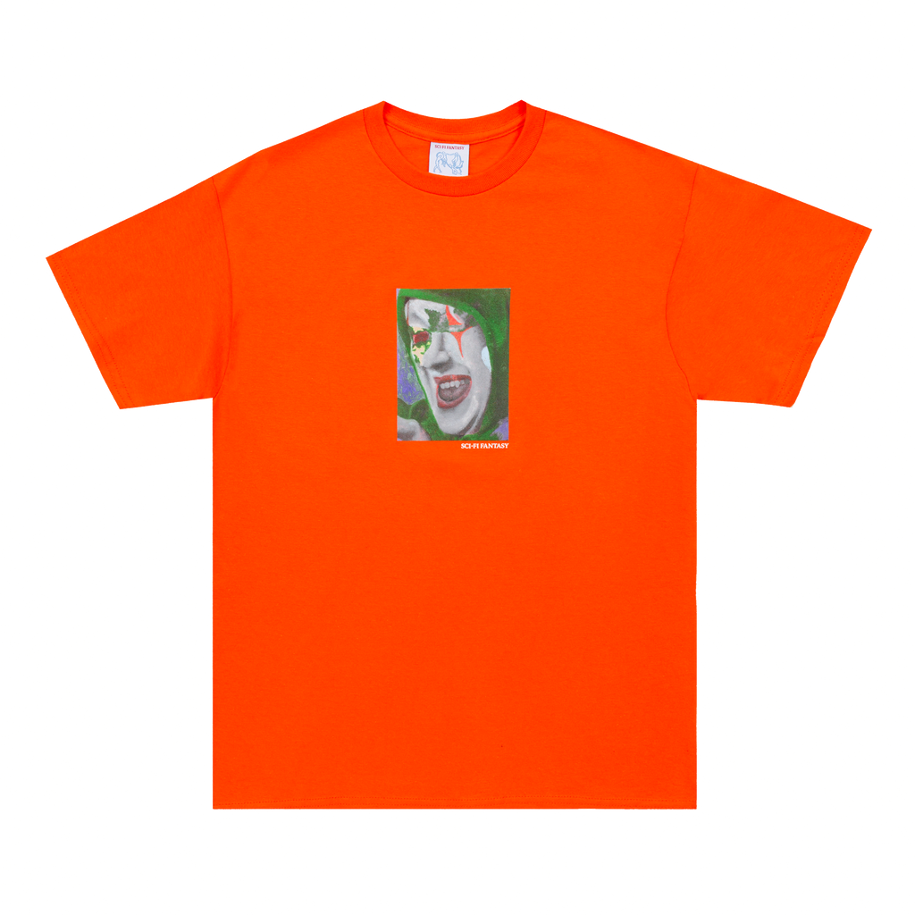 Sci-Fi Fantasy Alessi T-Shirt Orange front view 
