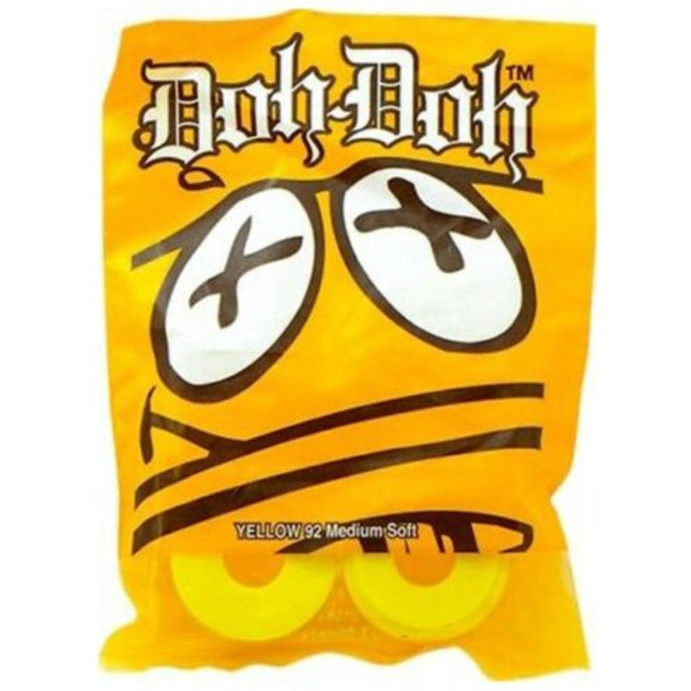 Shortys Bushings Doh Doh's Yellow Medium Soft 92a packaging 