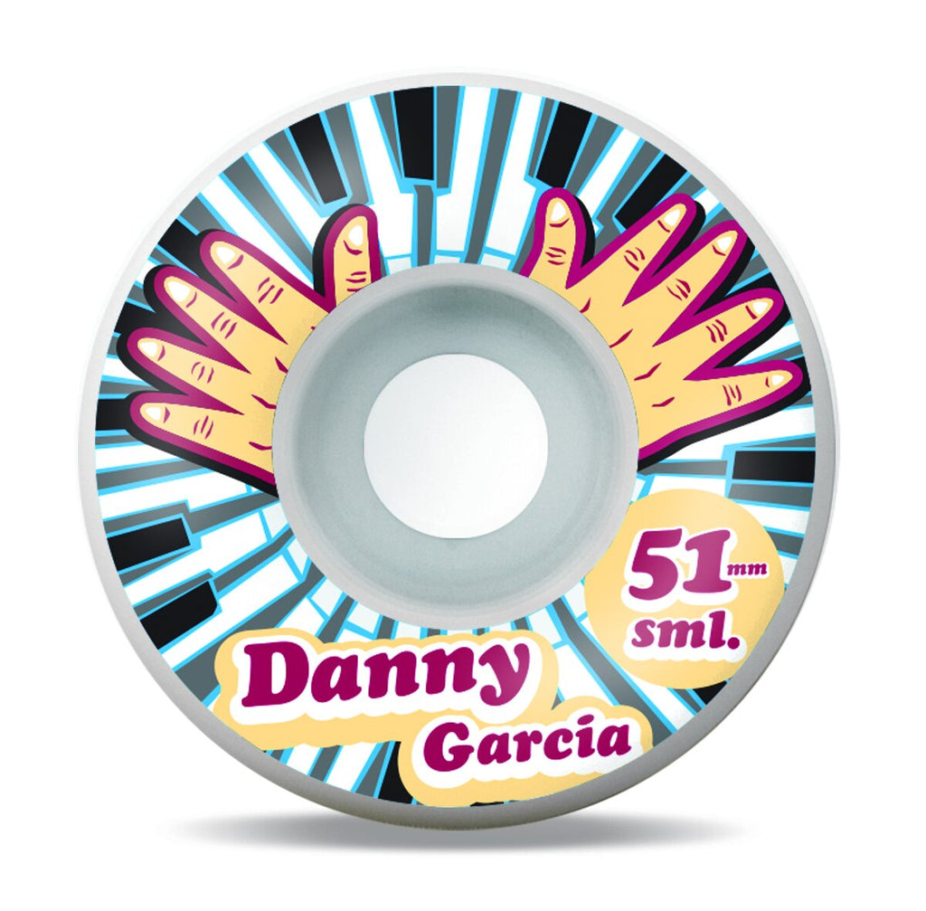 Sml Wheels Garcia Classic Series Piano Hands 51mm front view