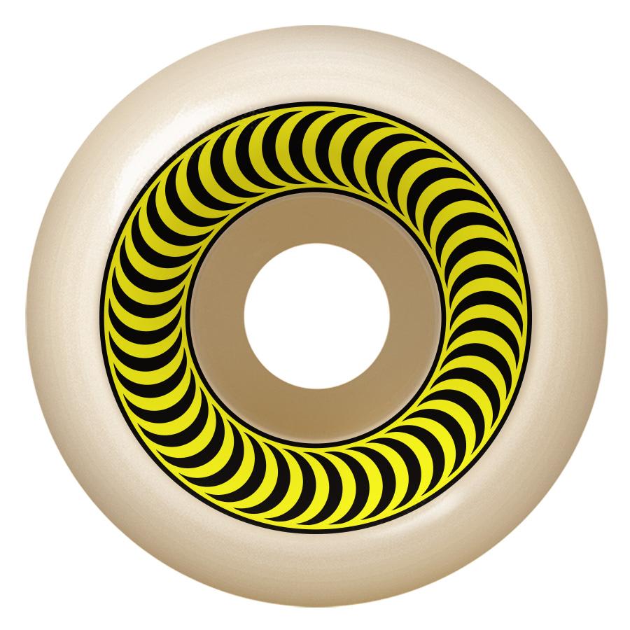 Spitfire Wheels F4 OG Classics Yellow 55mm 99D front view