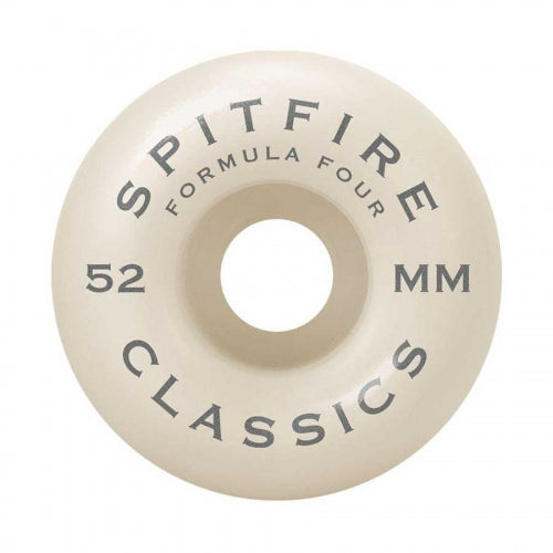 Spitfire Wheels F4 Classic Green 52mm 99D back view